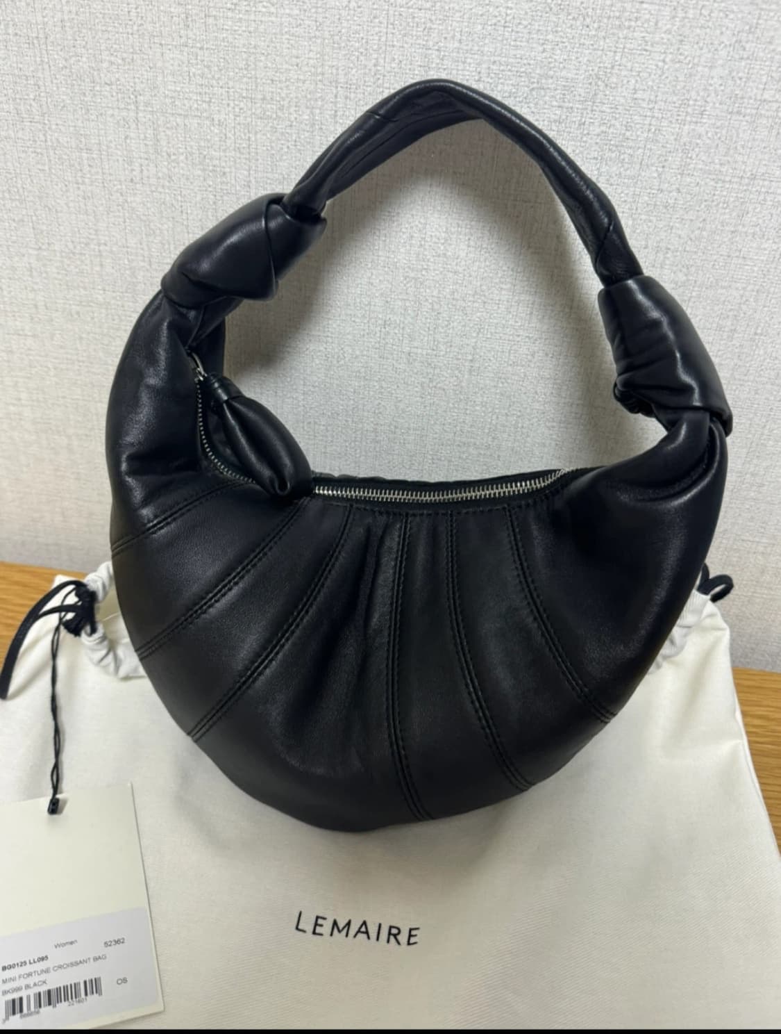 르메르 포춘백 미니 블랙 상품이미지1