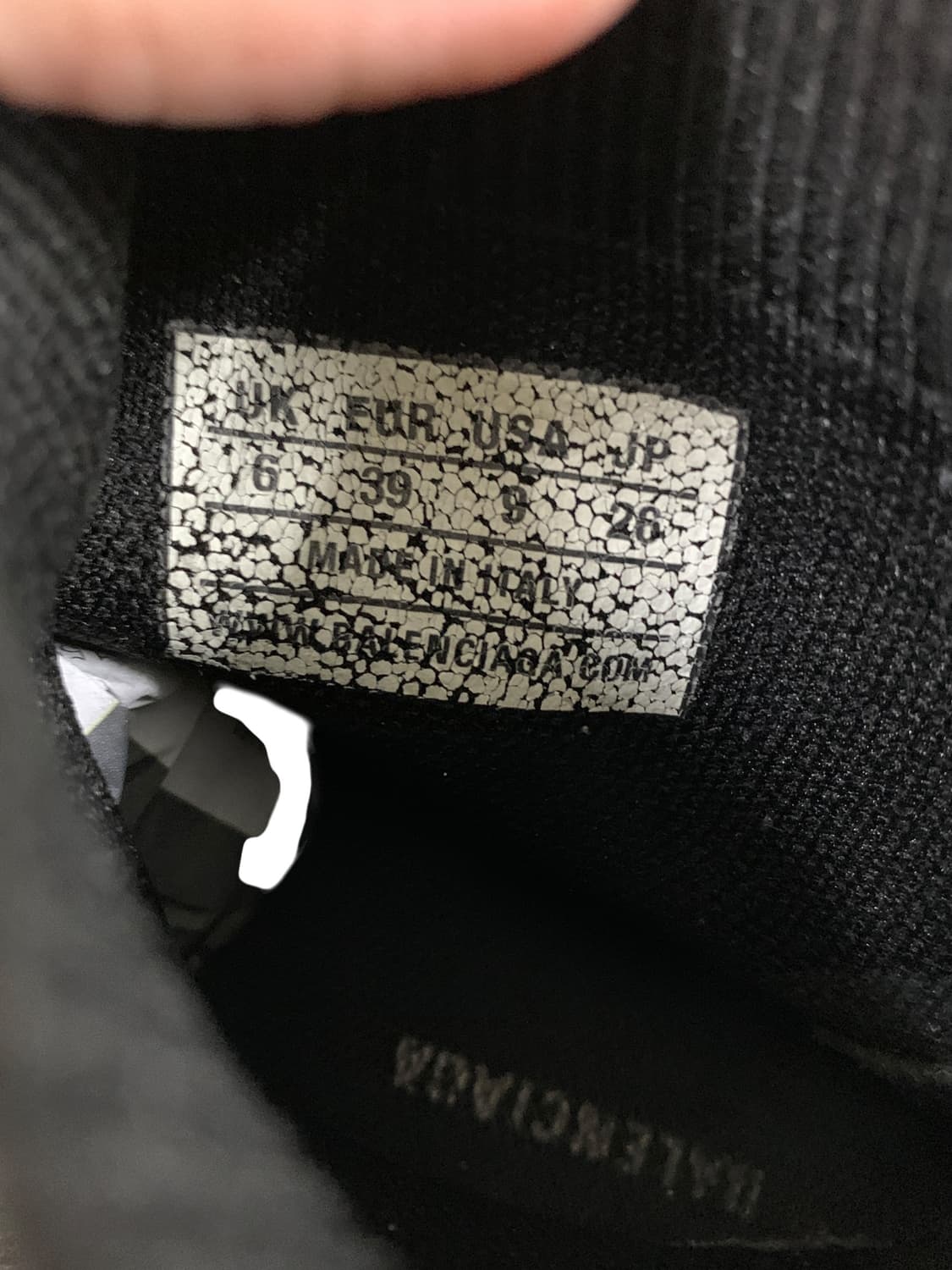 발렌시아가 스피드러너 블랙 260 (Gr-3234) 상품이미지9