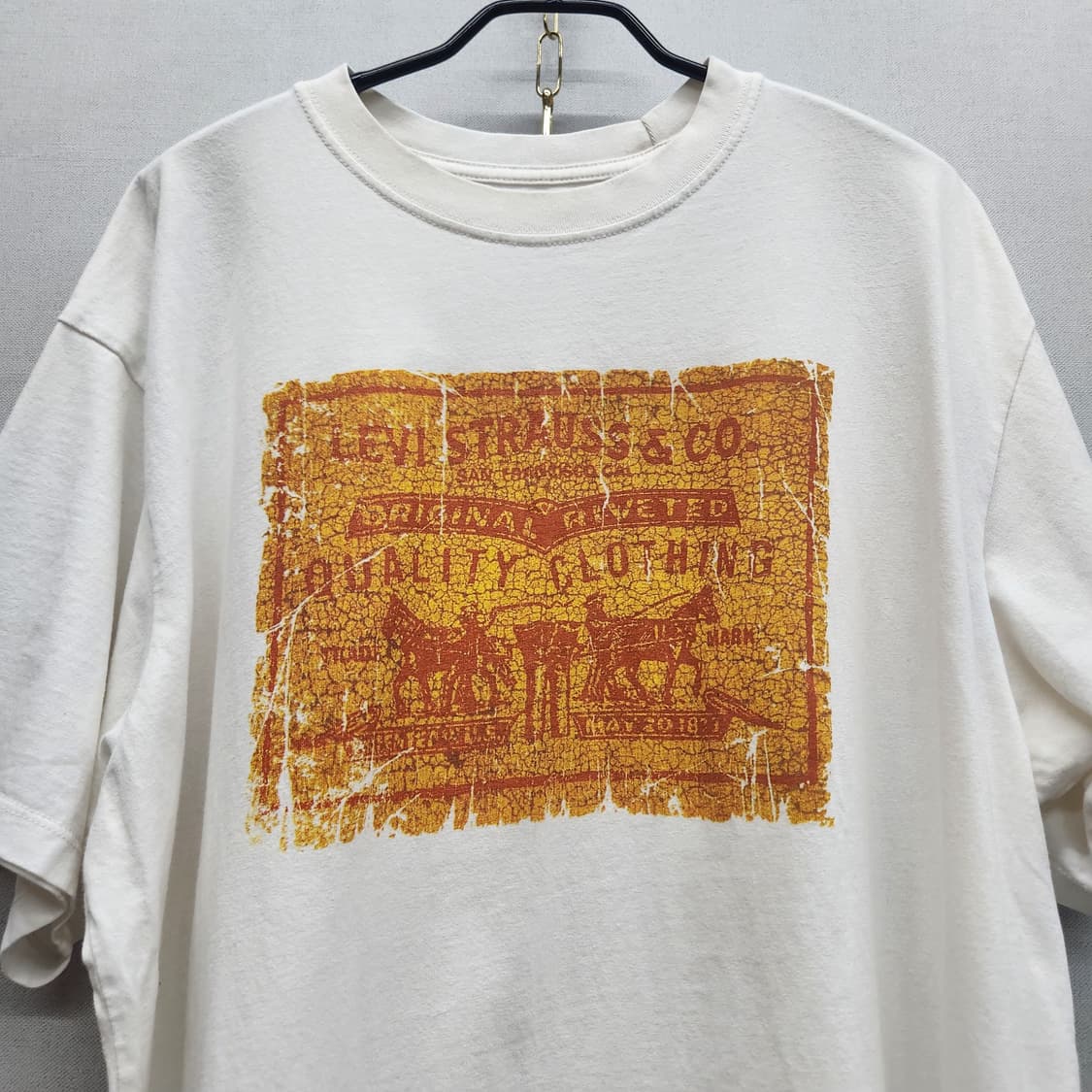 리바이스 빈티지 프린팅 빅로고 반팔티 L(XL) 상품이미지2