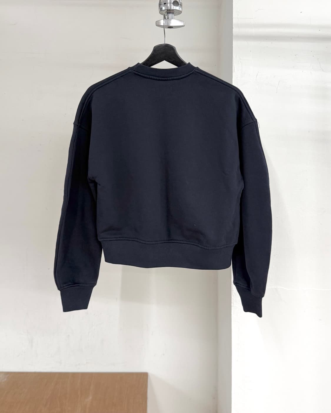 가니 네이비 화이트 부클 로고 스웻셔츠 상품이미지6