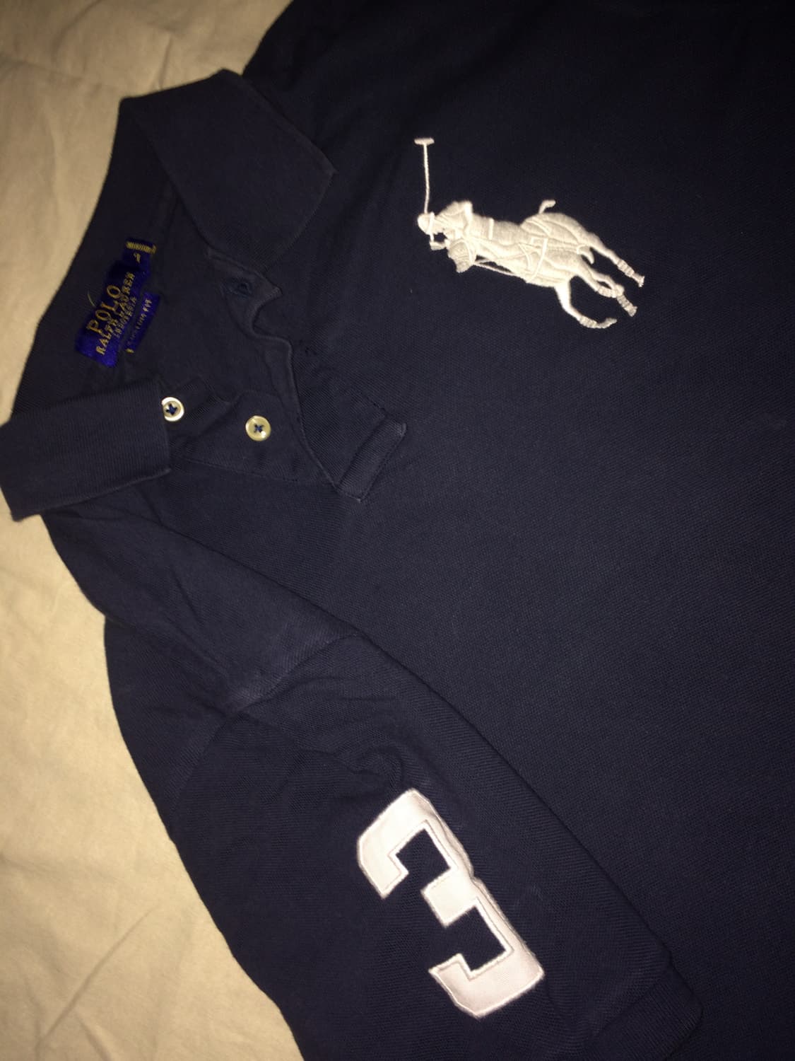 Polo navy collar T 상품이미지2