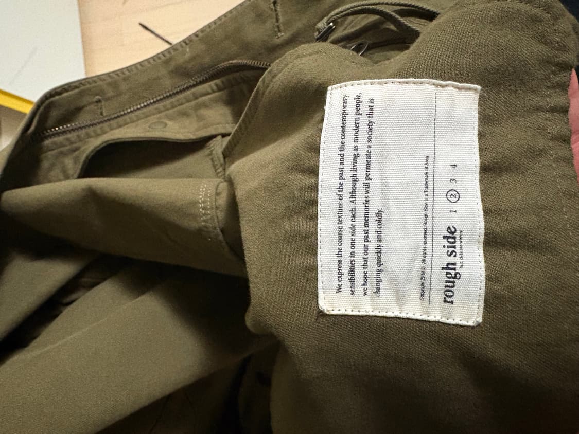 러프사이드 25ss 듄파카 코요테브라운 2사이즈 팝니다 상품이미지2