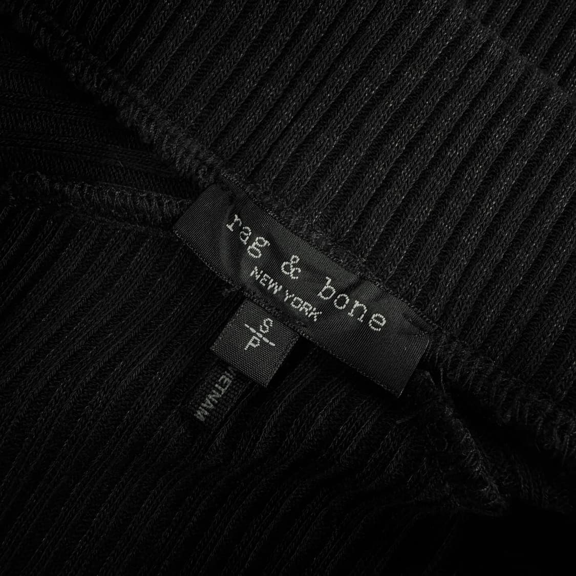 랙앤본 에코 골지 풀온 스커트 상품이미지3