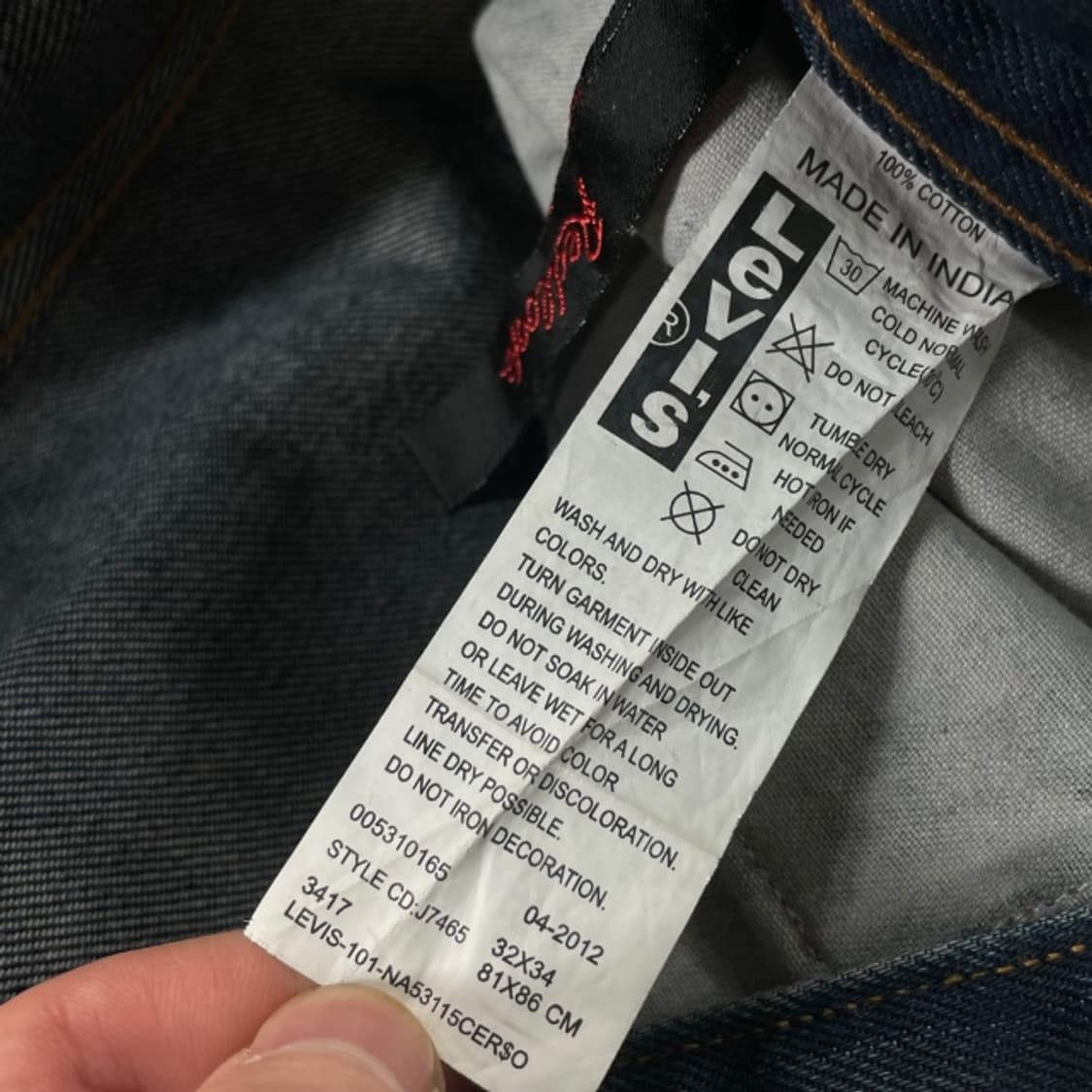 32 리바이스 레드루프 청바지 상품이미지3