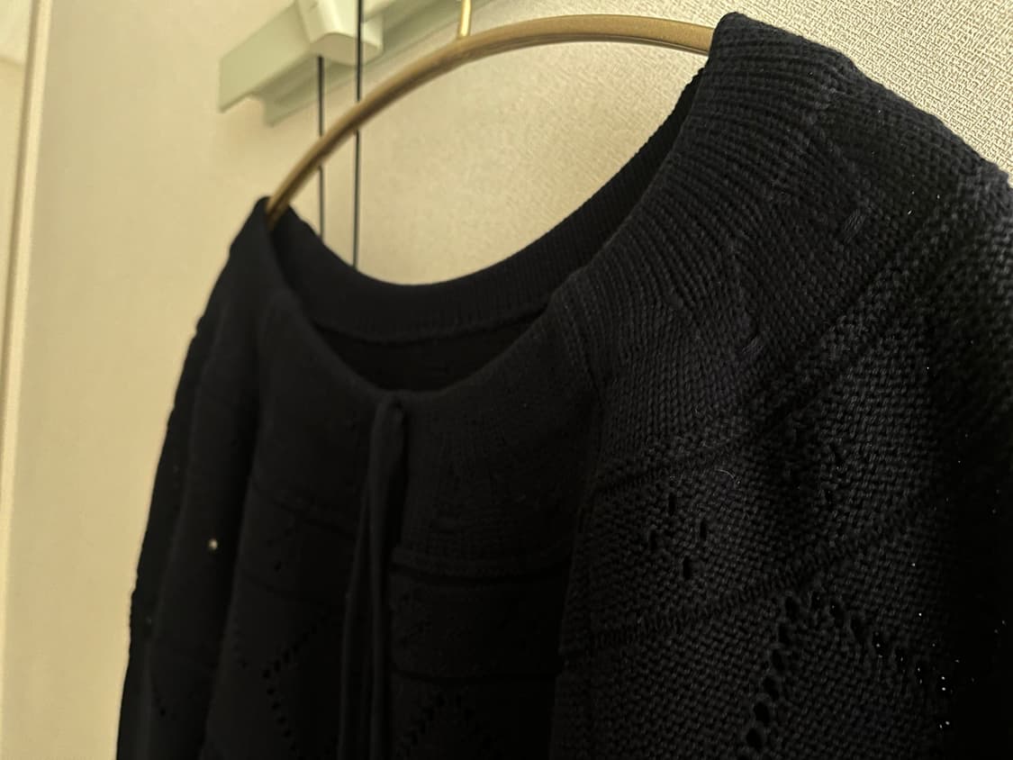 SOOTHE RAGLAN SCACY 3WAY KNIT_NAVY 상품이미지7