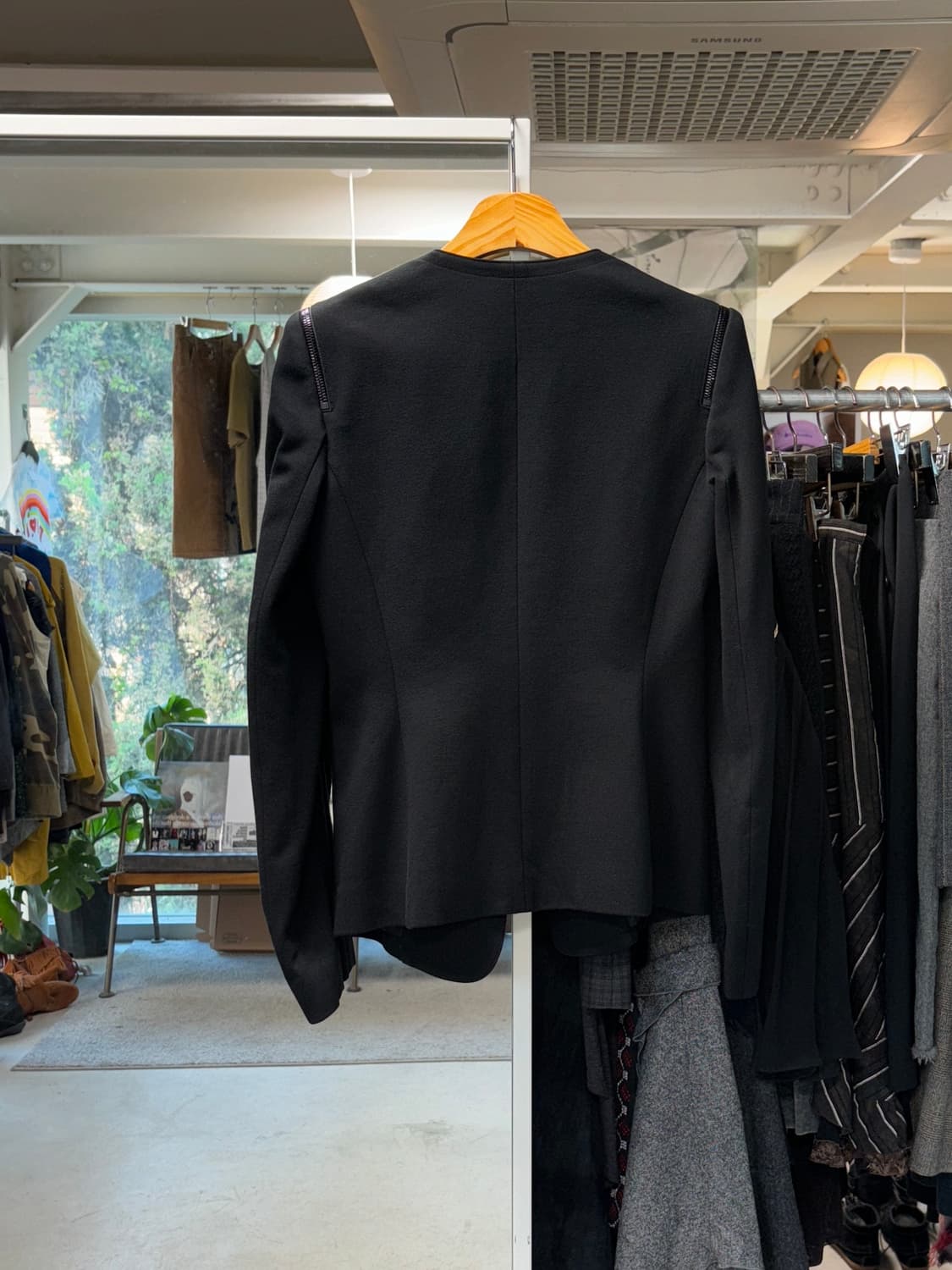 띠어리 지퍼 저지 자켓 상품이미지2