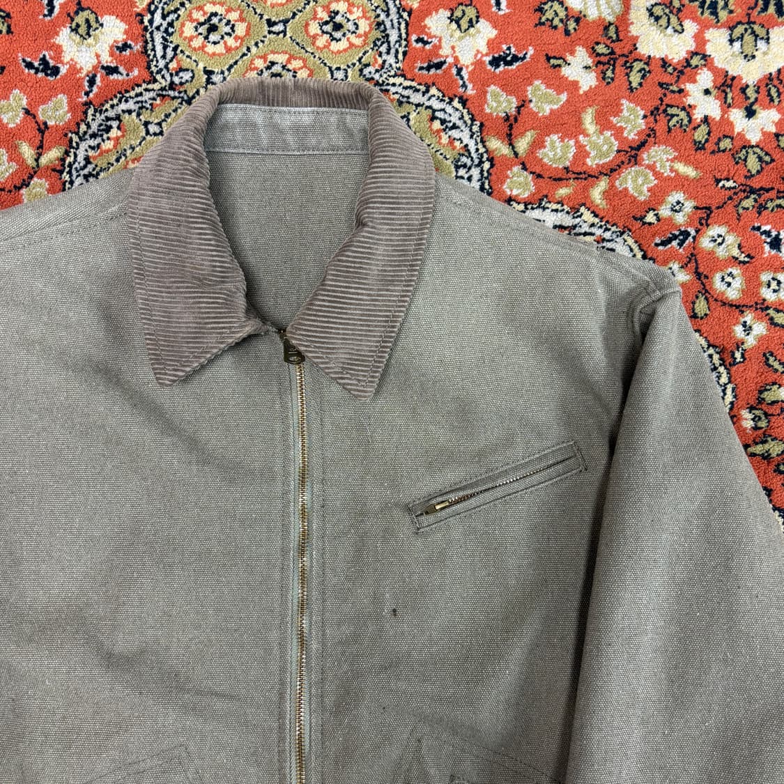 [M] 라퍼지스토어 워크 자켓 카키 그레이 상품이미지2