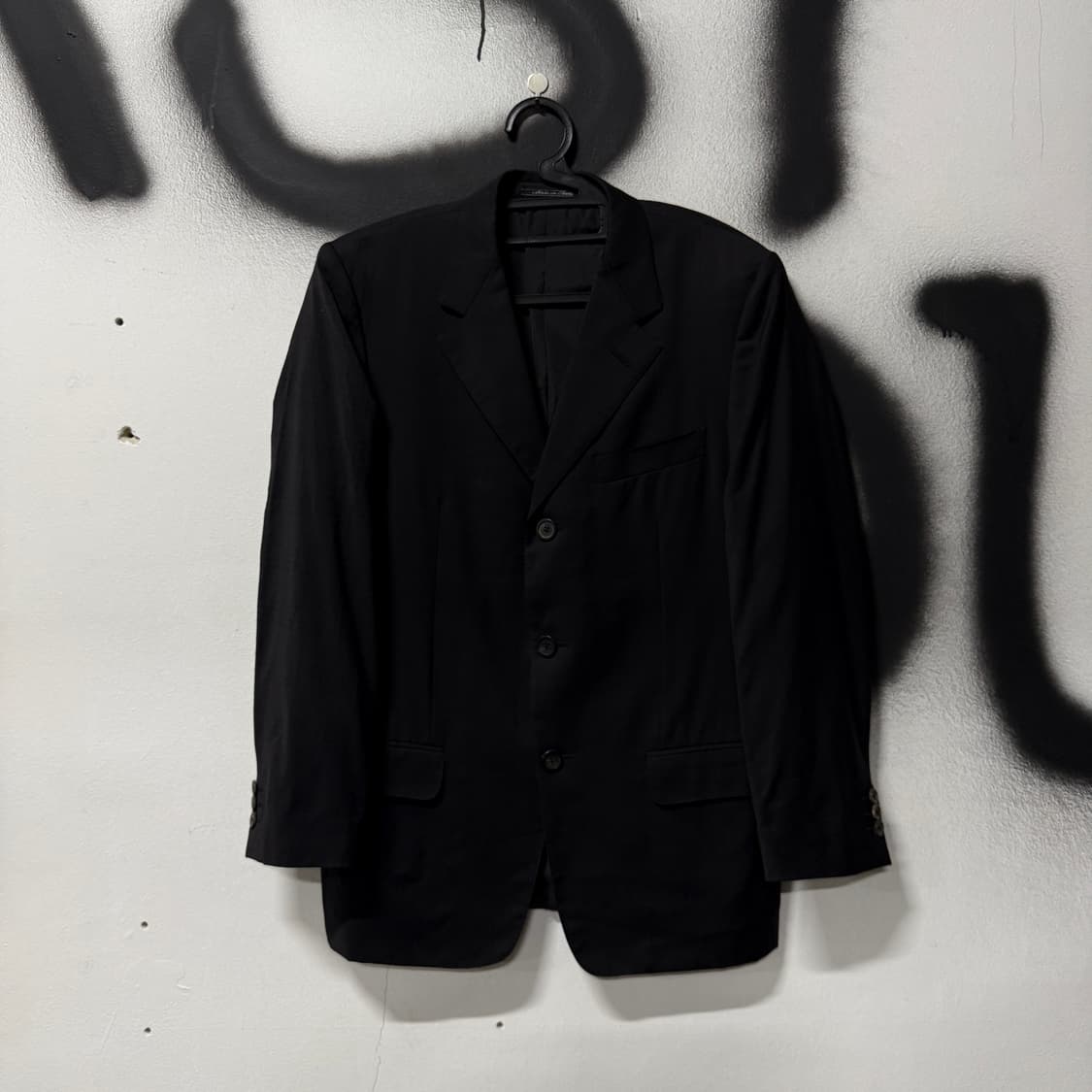 90s 지아니 베르사체 100% 울 싱글 버튼 블레이저 자켓 상품이미지1