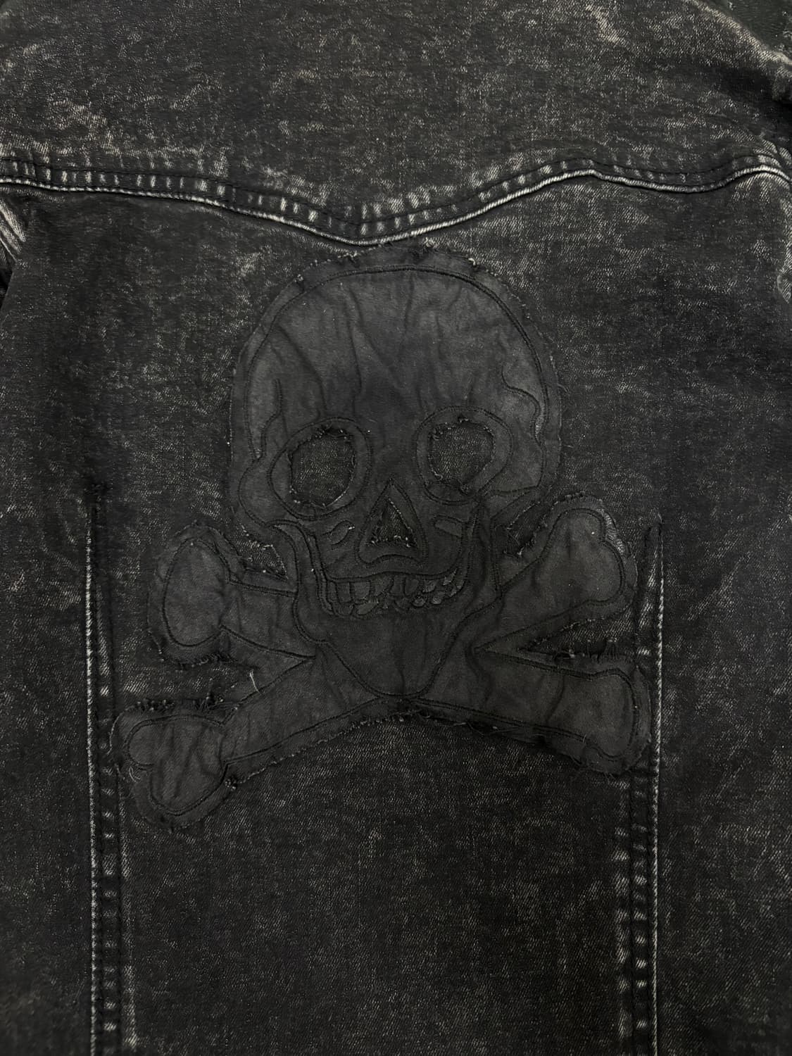 Y2K Punk Style Back Skull&Cross Button D 상품이미지7