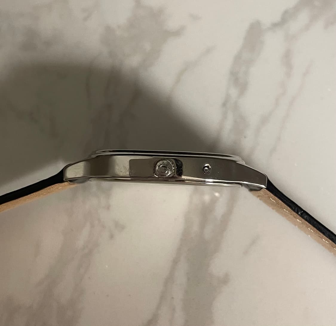 오메가 드빌 엘립스 네이비 빈티지 쿼츠 시계 상품이미지4