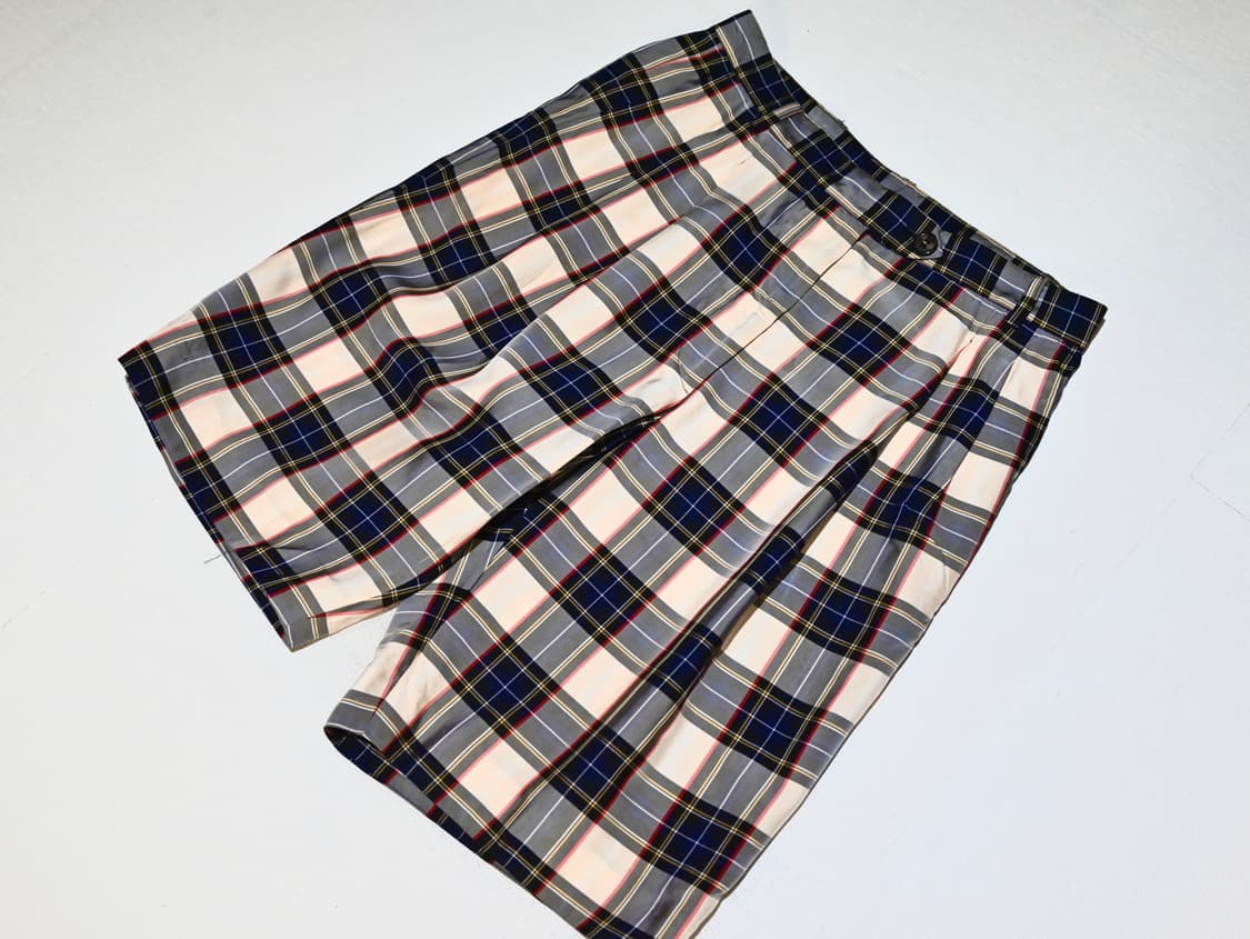 dries van noten check short 상품이미지1