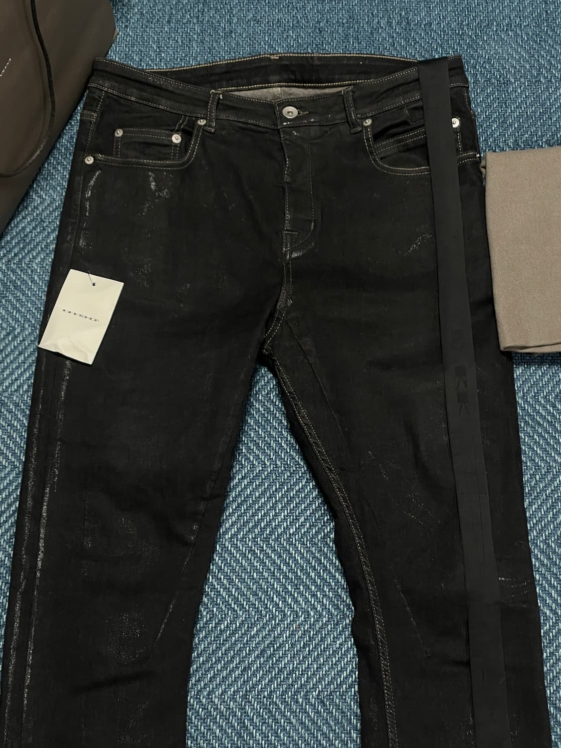 [32] 릭오웬스 21FW 디트로이트 컷 SBF 글리터 코팅진 상품이미지5