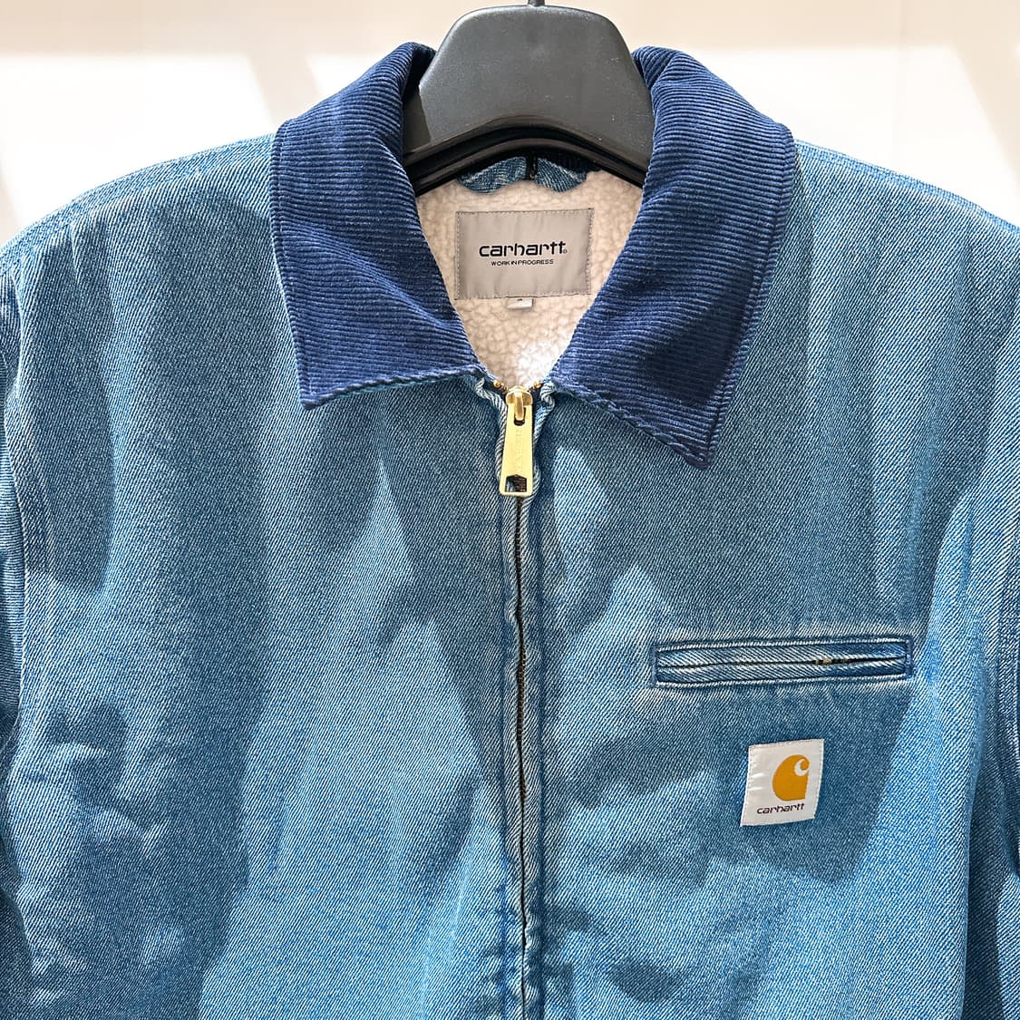 (정품/새상품) carhartt 칼하트 남성 데님 집업 디트로이트 자켓  상품이미지2