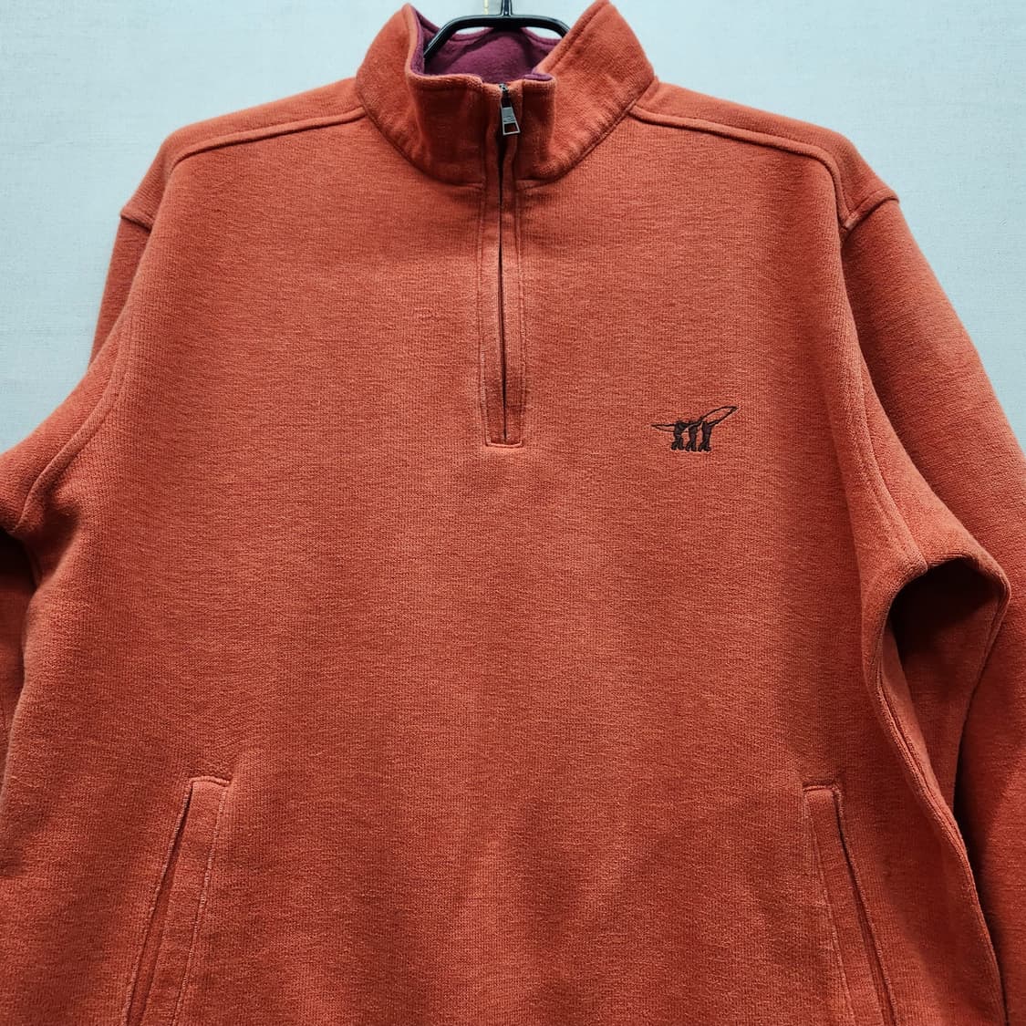 헨리코튼 로고자수 반집업 맨투맨 95(L) 상품이미지2