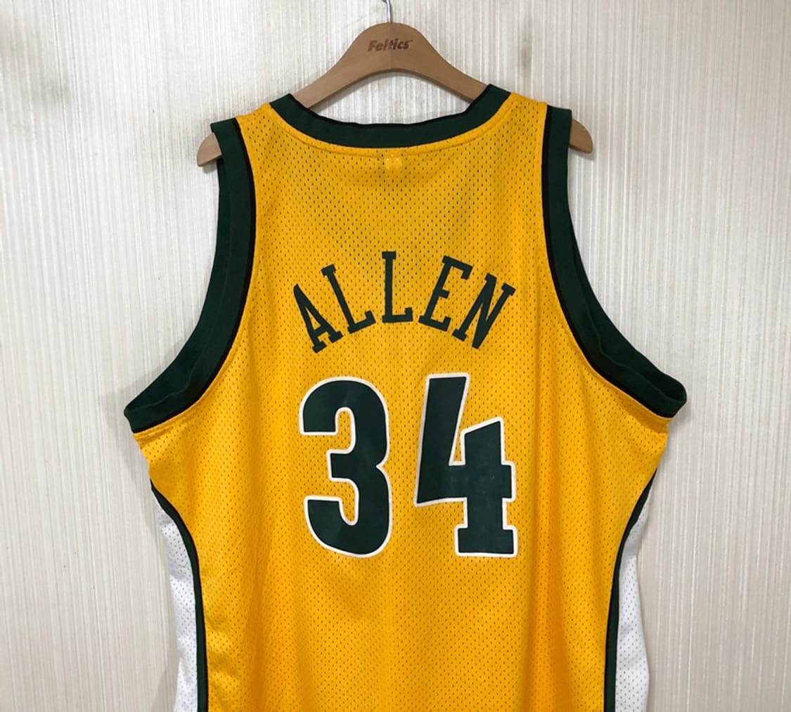 NBA 리복 04-05 시애틀슈퍼소닉스 올드유니폼 2XL(해외) 레이앨런 상품이미지9
