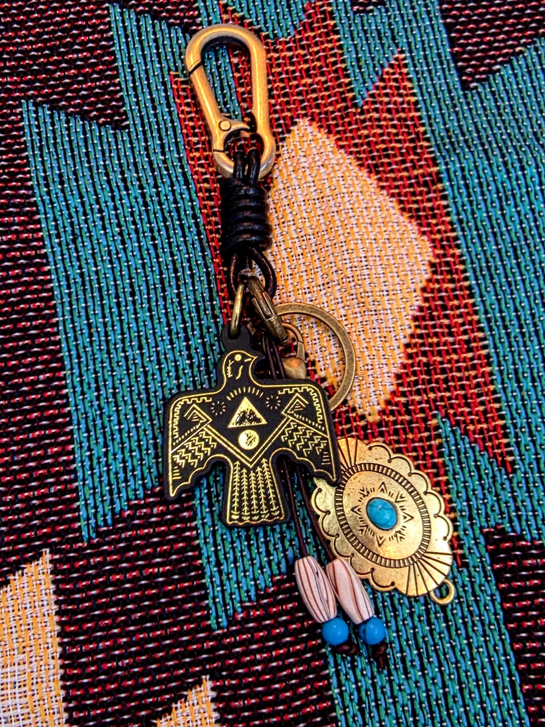 3cross handmade leather eagle keyring 상품이미지1