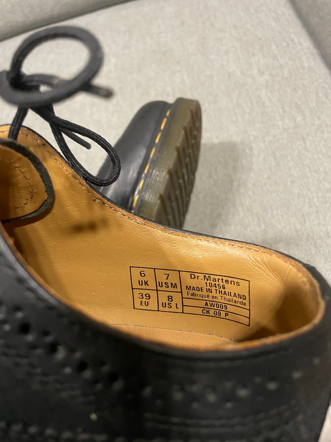 닥터마틴 10456 윙팁 uk6 상품이미지5