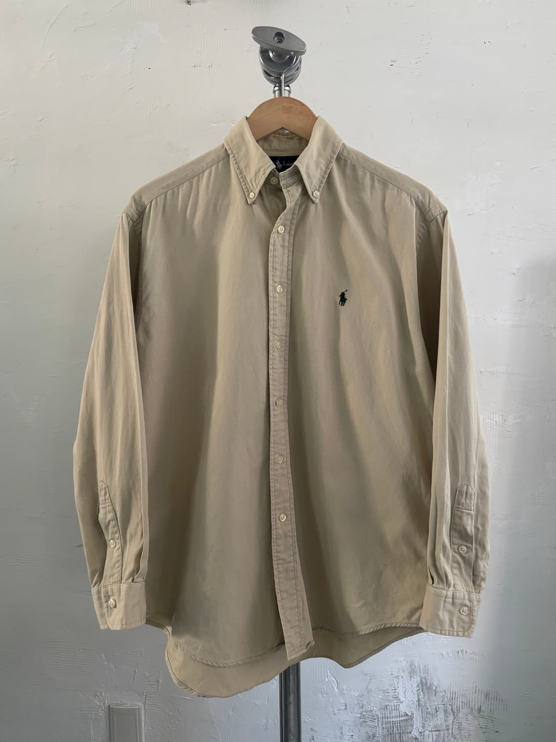 Polo 폴로 랄프로렌 베이지 컬러 버튼다운 블레어 셔츠 상품이미지1