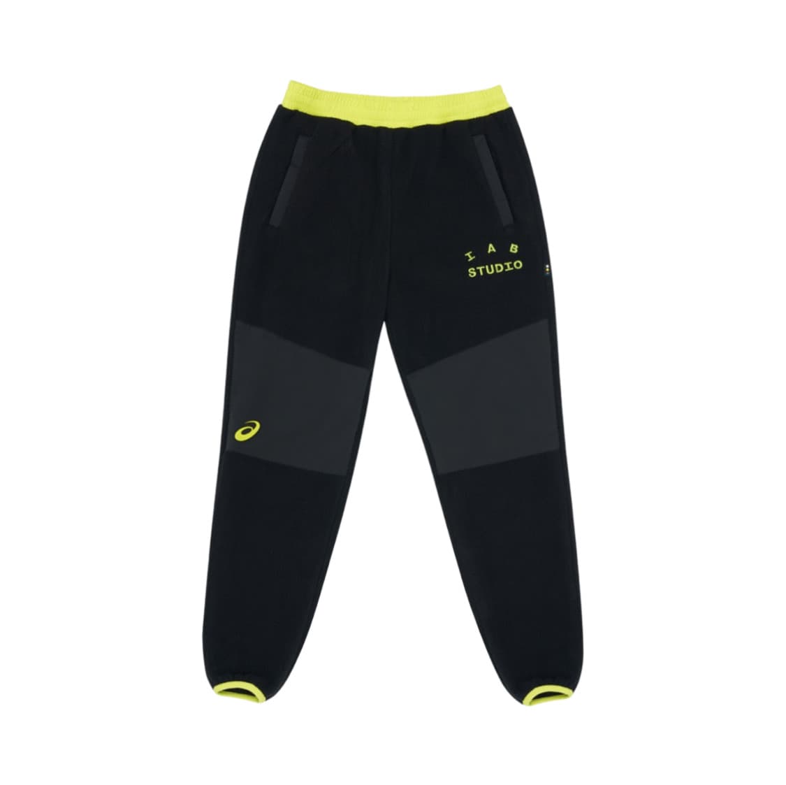 아이앱 스튜디오 x 아식스 플리스 팬츠 블랙 상품이미지1