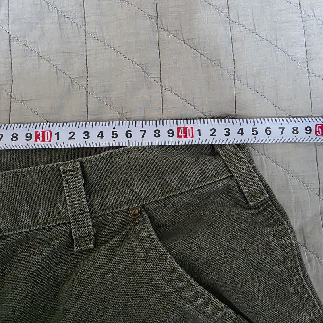 [36X34] 빈티지 칼하트 더블니 MOS 굿컨디션 워크팬츠 M-2 상품이미지8