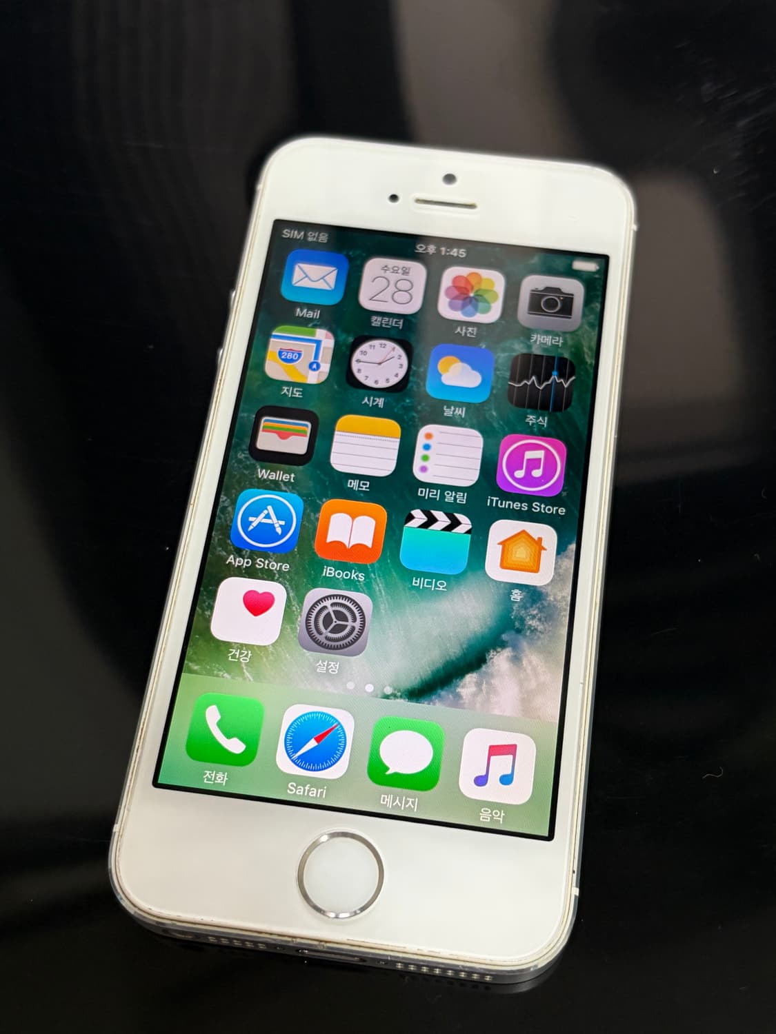 애플 아이폰5s 실버 64기가 (iO10) #0935 상품이미지1