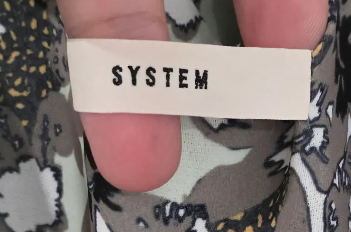 SYSTEM 브랜드의 플라워 패턴 롱 원피스 상품이미지3