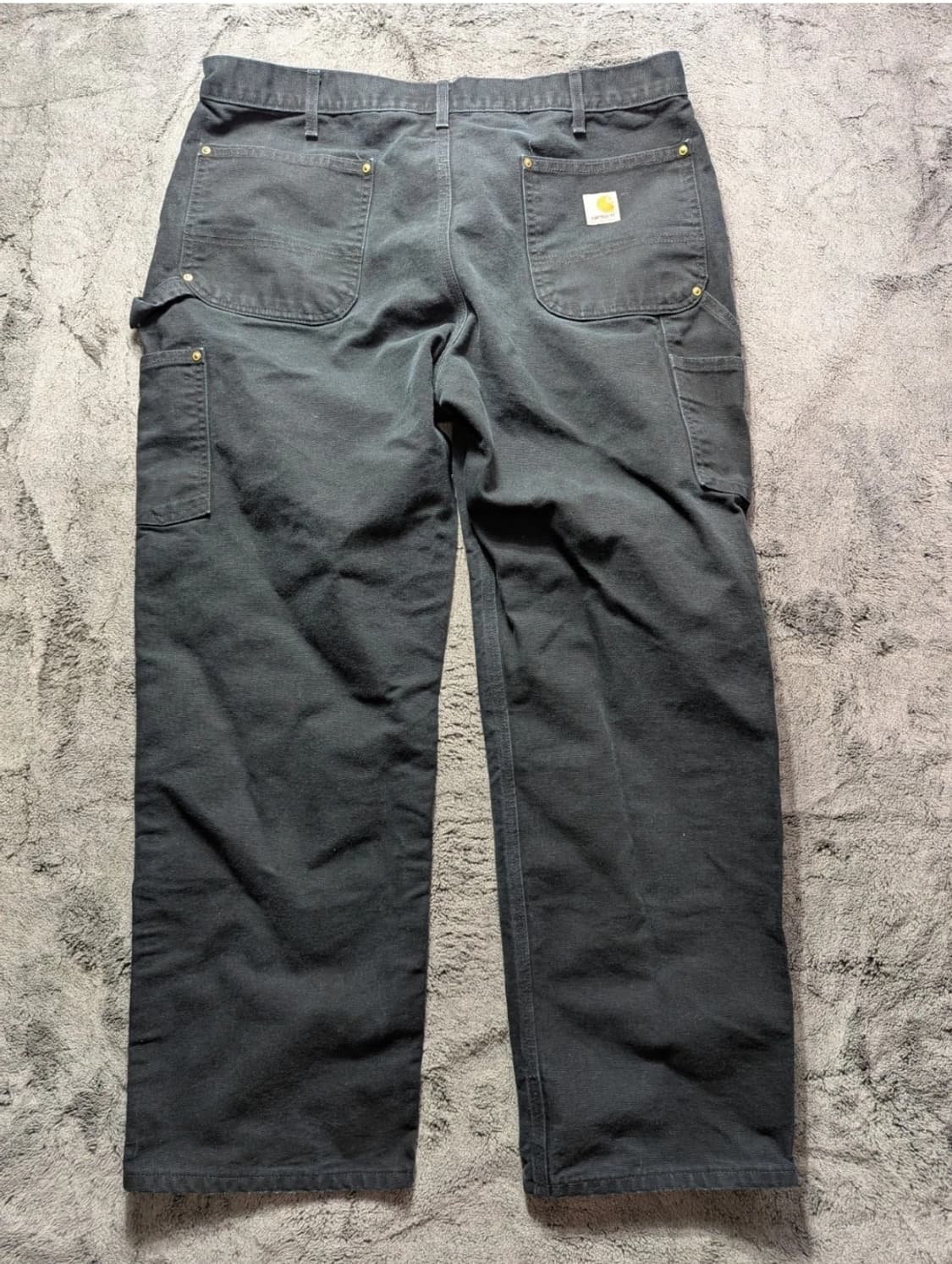OG USA Vintage 칼하트 B01 BLK 더블니 팬츠 38X30 상품이미지2