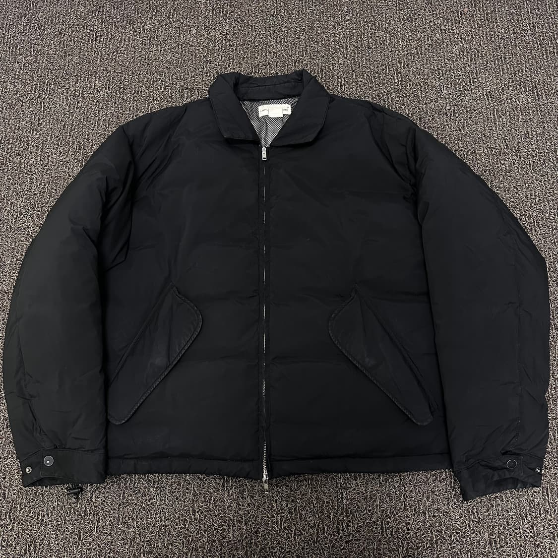 라퍼지스토어 덕다운 미니멀 블루종 패딩 블랙 L 상품이미지1