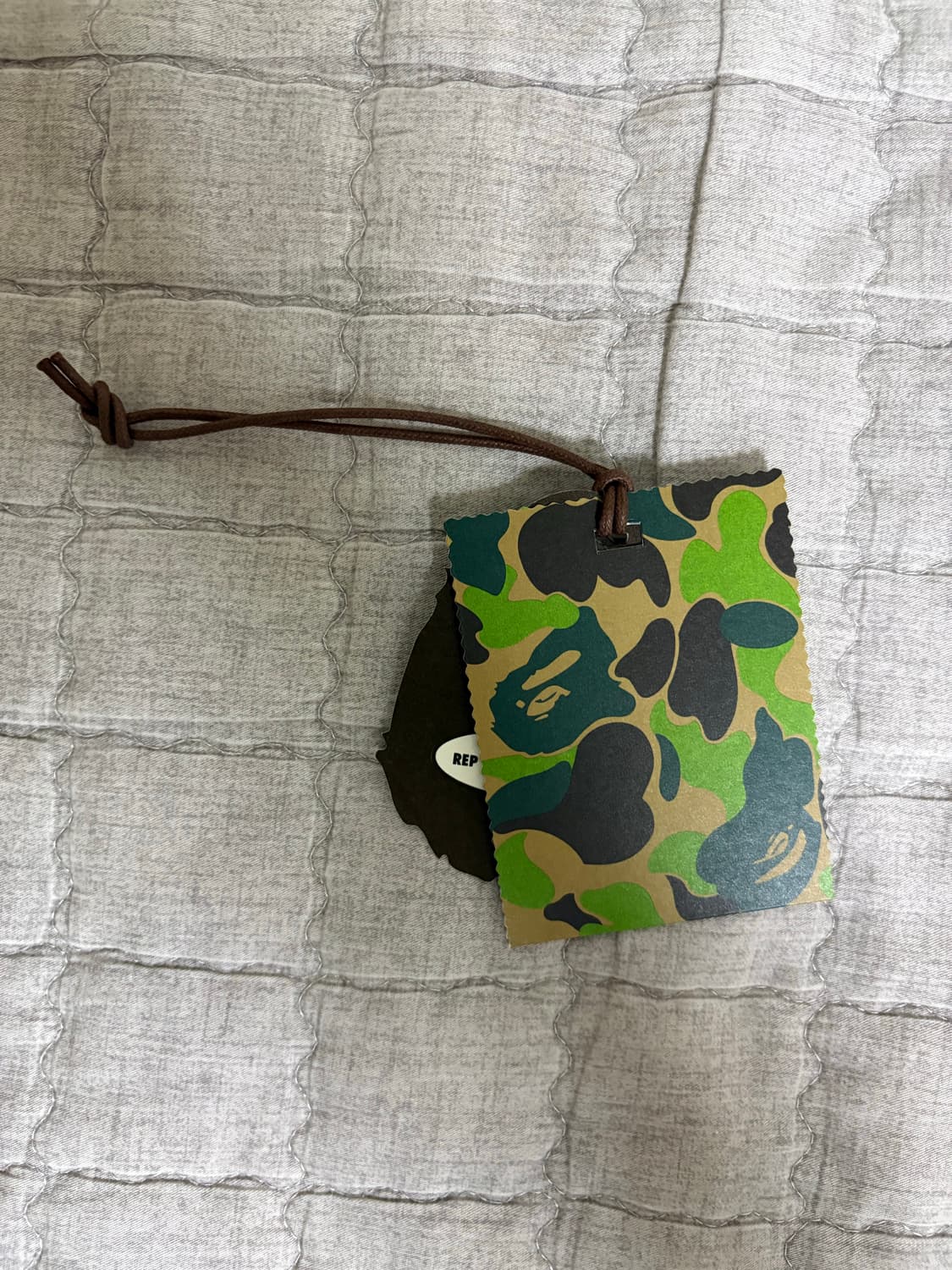 베이프 옴브레 체크 컬리지 릴렉스드 핏 셔츠 네이비 xl 상품이미지4