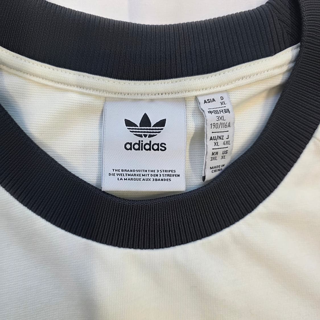 [3XL]아디다스 독일 아디컬러 삼선 티셔츠 상품이미지2