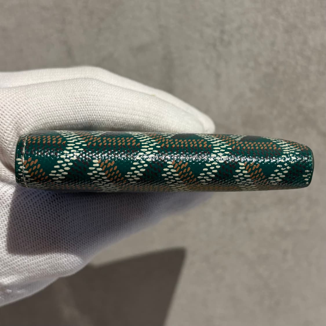 S OS사이즈 고야드 빅투와르 반지갑 그린 (풀구성) 상품이미지6