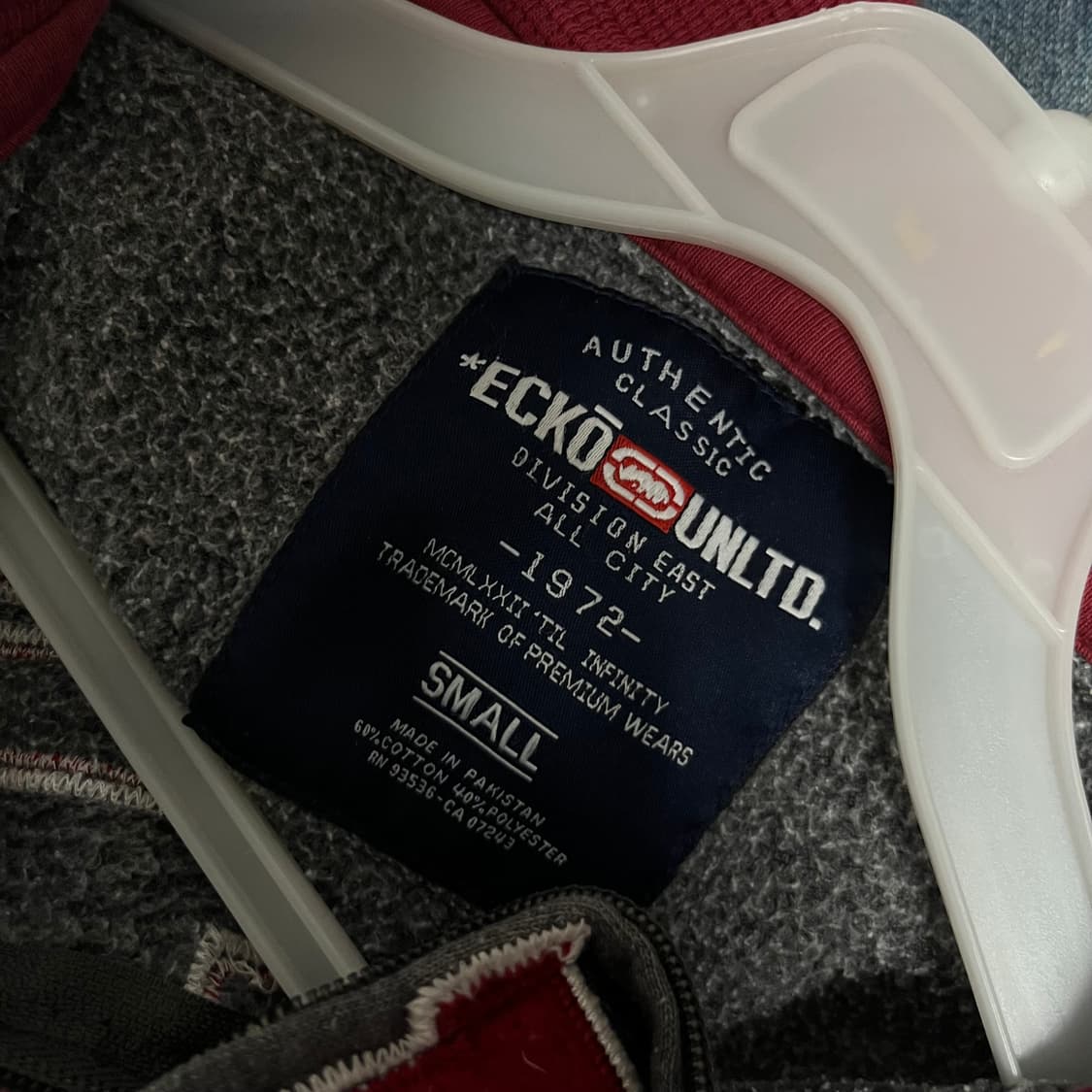 에코 기모 후드집업 차콜 상품이미지2