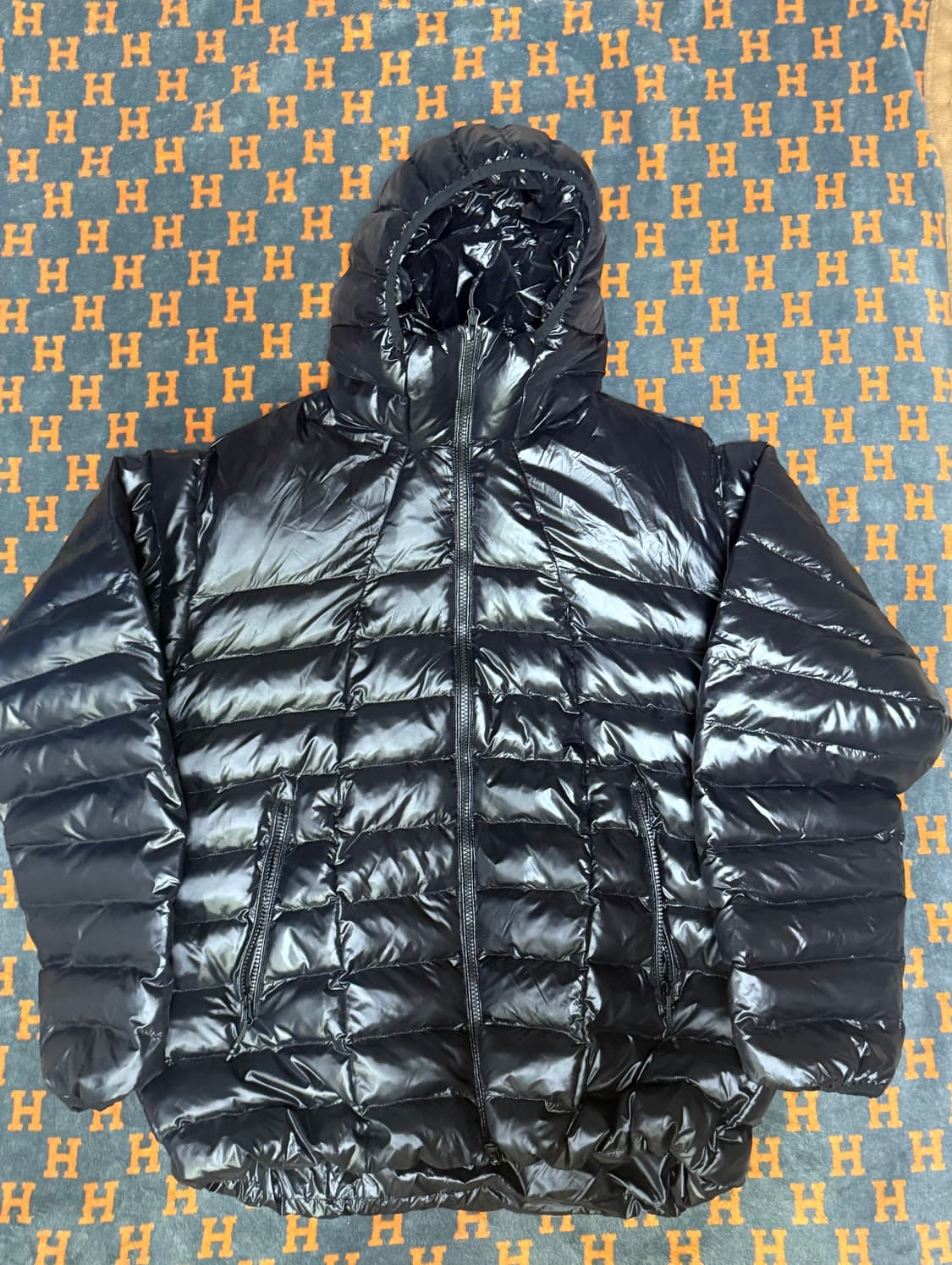 오와이 블랙 경량패딩 100-105(사이즈) 상품이미지2