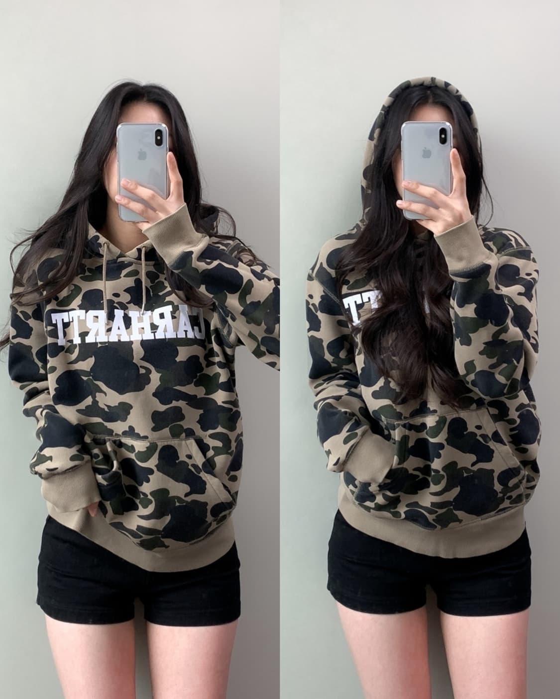 칼하트 카모 후드티  상품이미지1