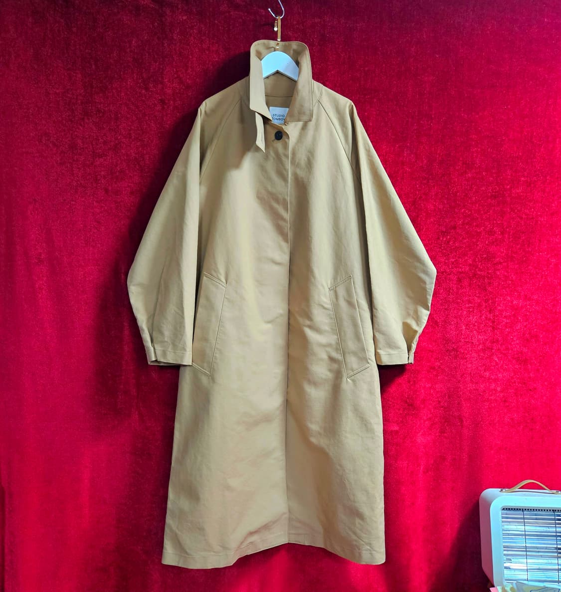 스튜디오톰보이 20Fw 맥시 트랜치코트 Free size 상품이미지1