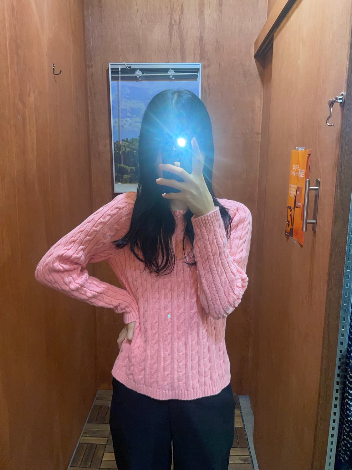 (M) L.L.Bean 엘엘빈 케이블 니트 상품이미지1