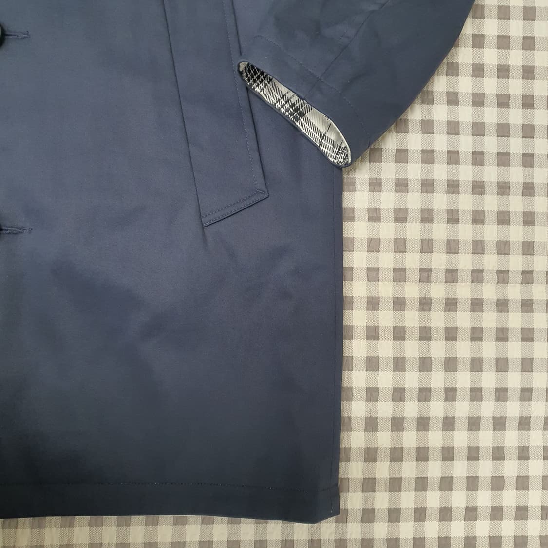 산드로 양면 슬림핏 코트 남자95 상품이미지4