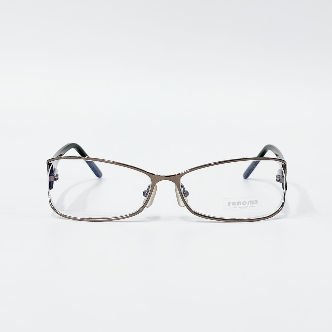 renoma 브라운 큐빅 메탈 데드스탁 빈티지안경 상품이미지2