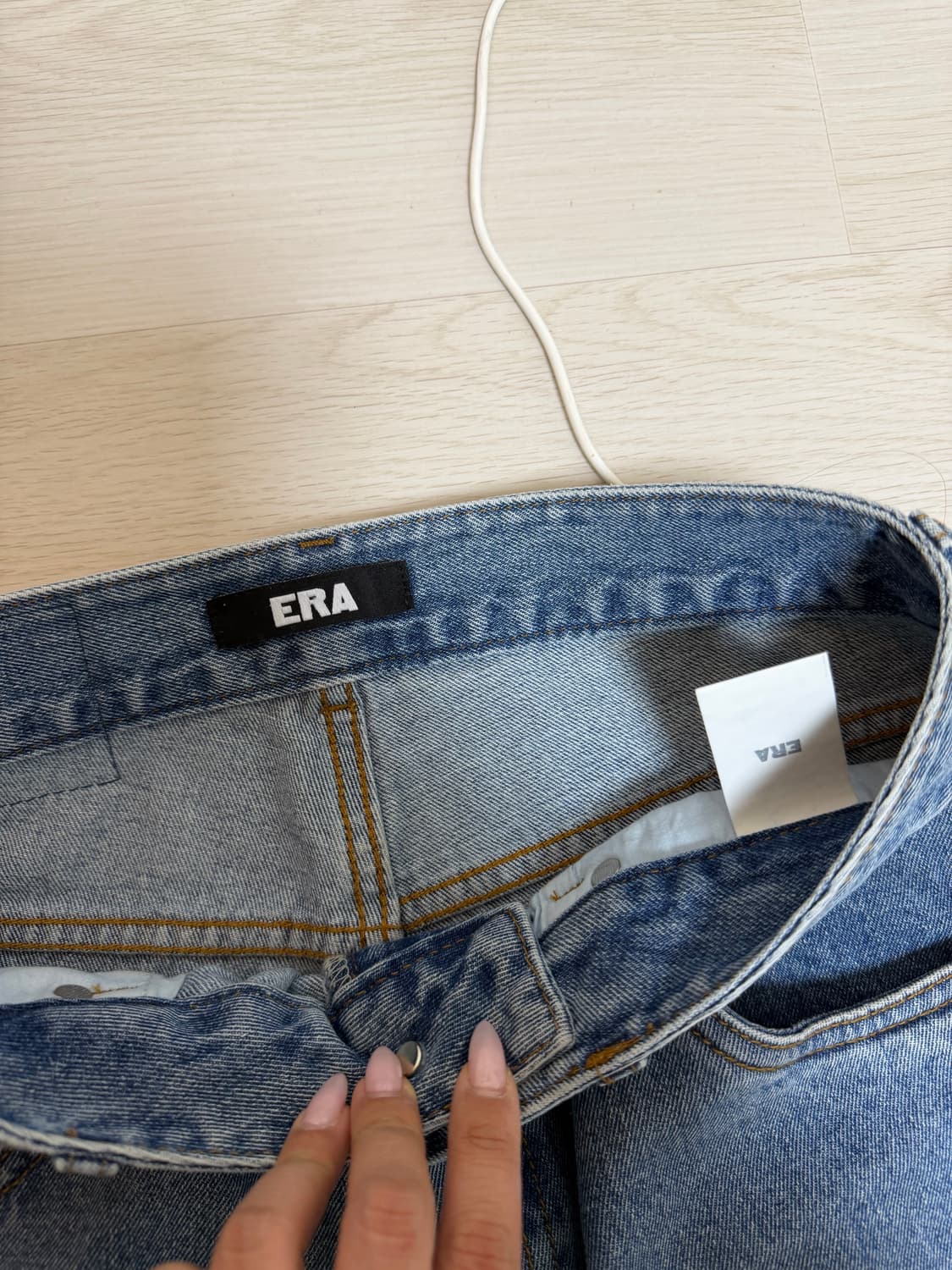 era 와이드데님 라이트블루 S 제니 데님 상품이미지7