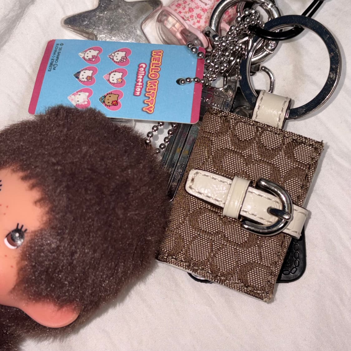 Coach frame keyring (ivory) 상품이미지1