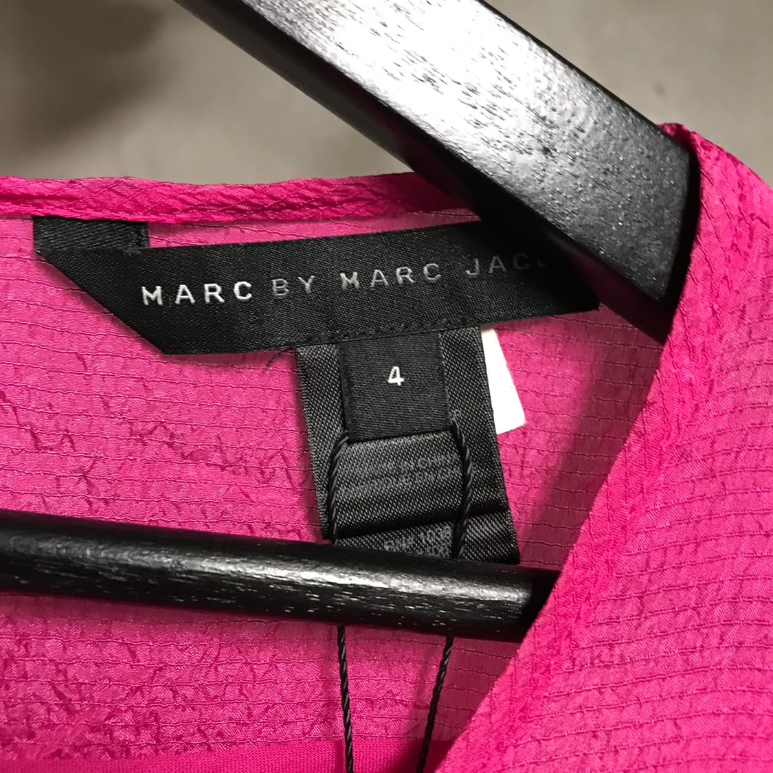 마크제이콥스 실크 반팔 블라우스 핑크 4(W) 상품이미지4