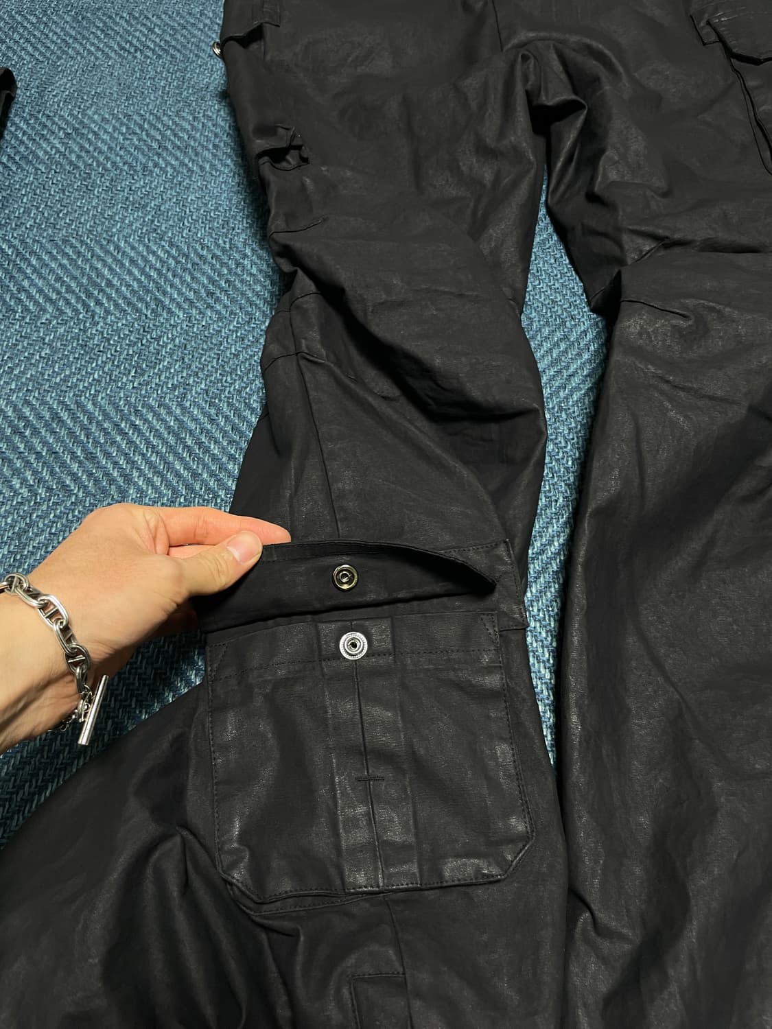 [2] 포그서비스 코팅 플레어 밀리터리 데님 상품이미지4