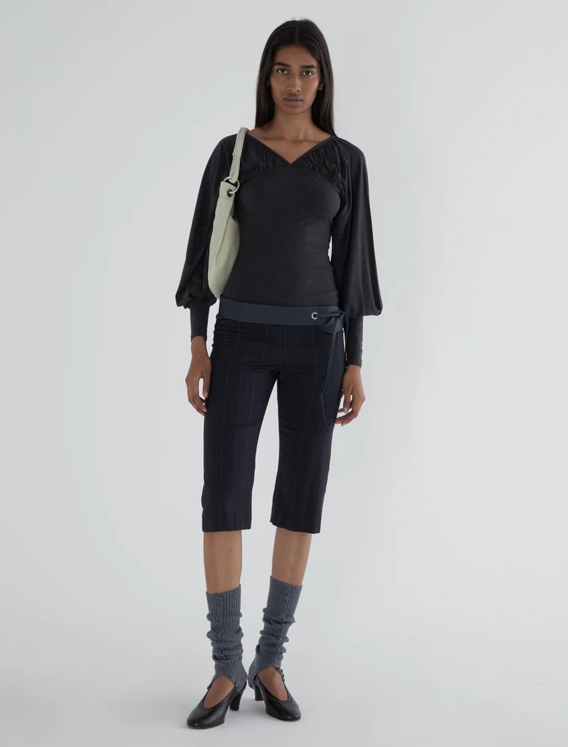 셔링 톱 상품이미지3