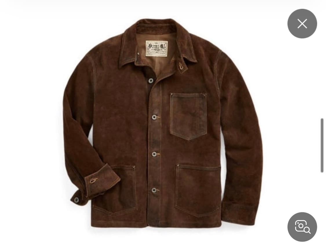 더블알엘 RRL 스웨이드 초어자켓 상품이미지1