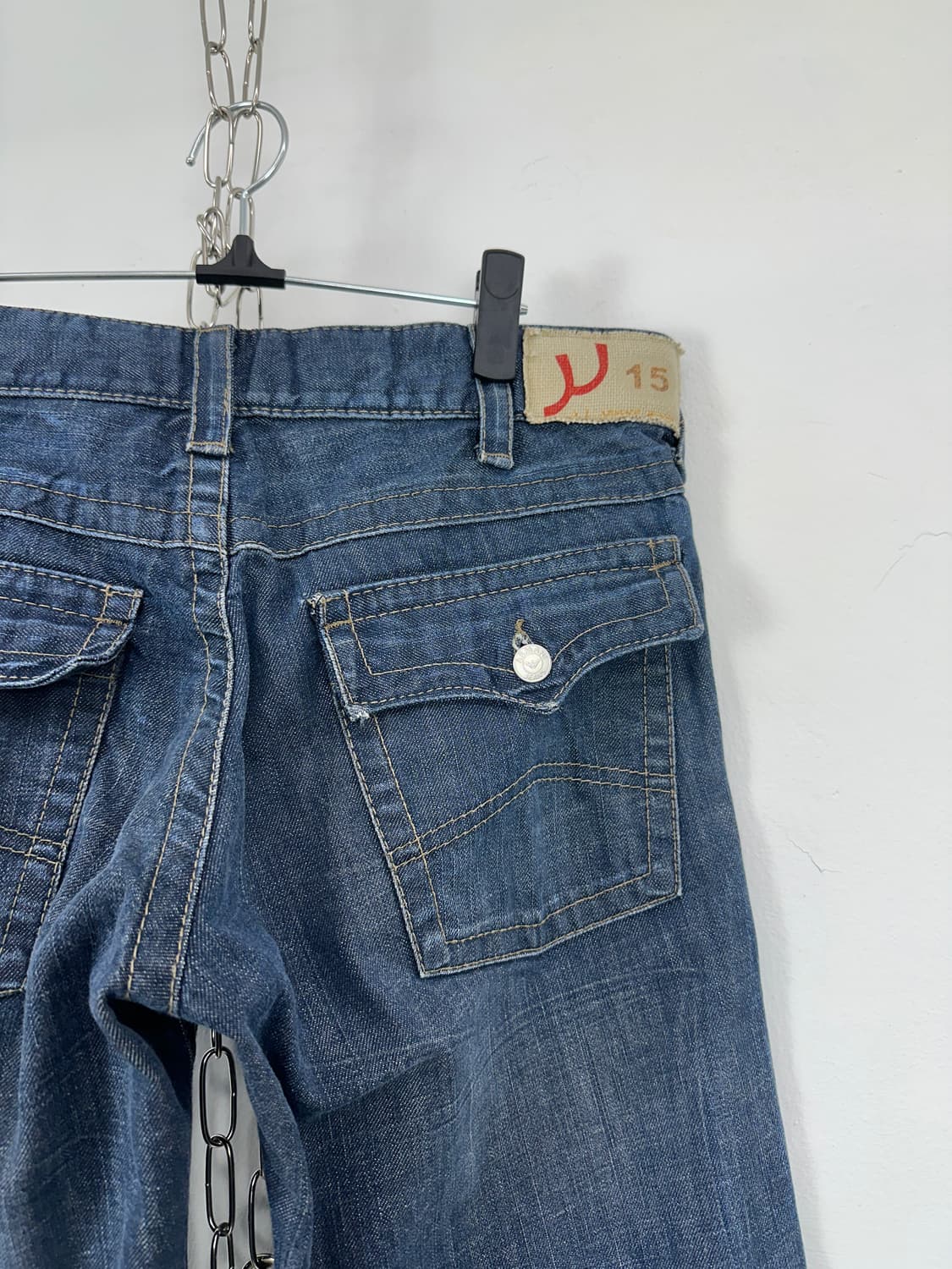 Armani 2000s Faded Bootcut Denim Pants 상품이미지6
