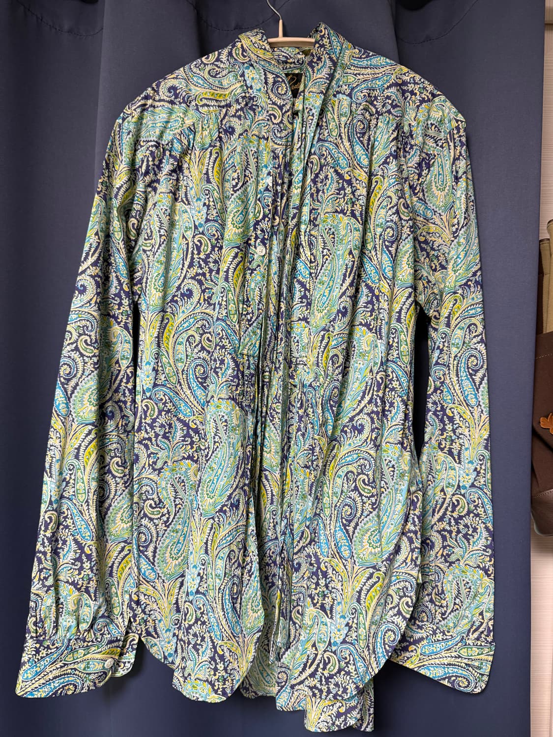 니들스 페이즐리 패턴 리본 셔츠 S (100) 상품이미지2