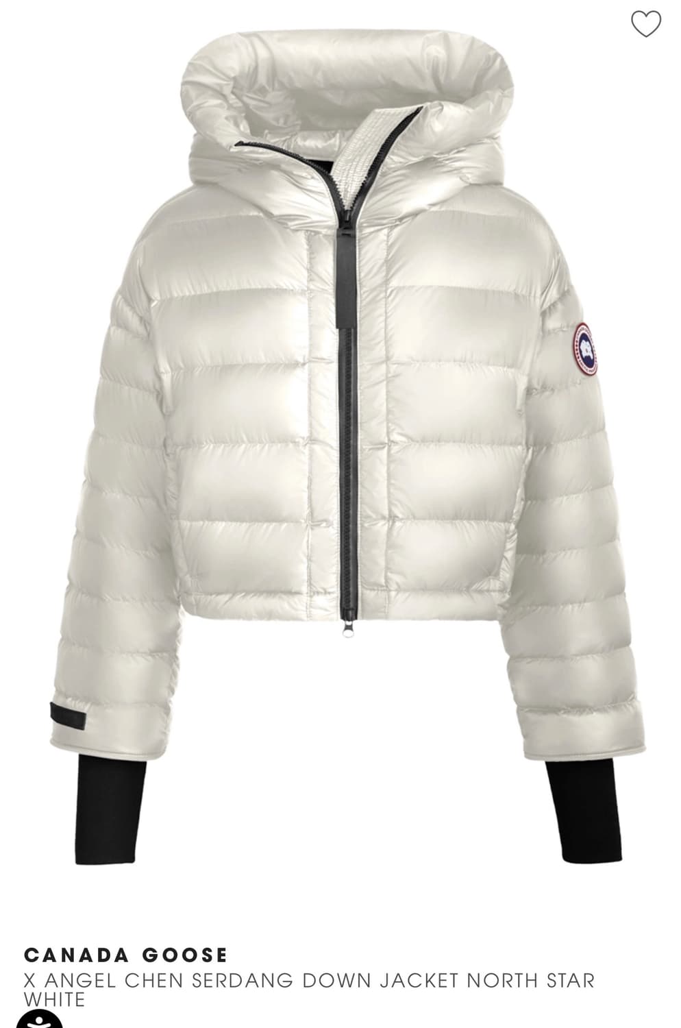 캐나다구스 x 엔젤 첸 크롭 패딩 상품이미지1