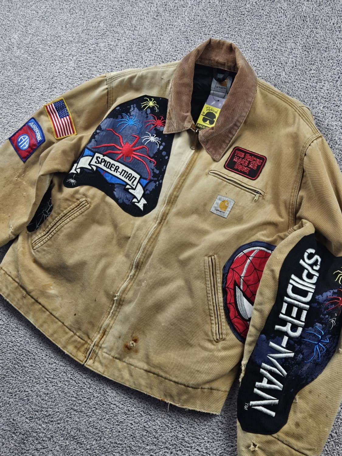 칼하트 X 제프해밀턴 리워크 커스텀 디트로이트 자켓 (105)/10594 상품이미지6