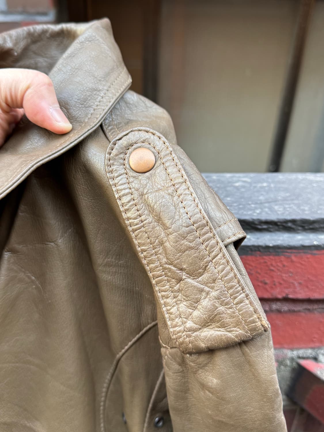 Leather A-2 플라이드 레더자켓  상품이미지8