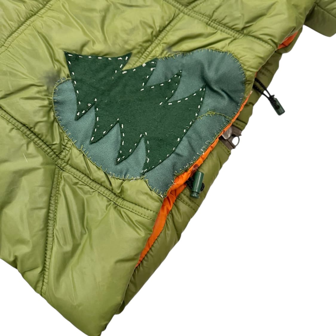 PRD 트리 리워크 패딩 자켓 그린 상품이미지7